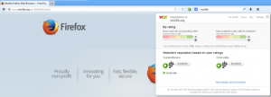 WOT firefox addon
