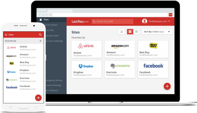 lastpass recommended password manager