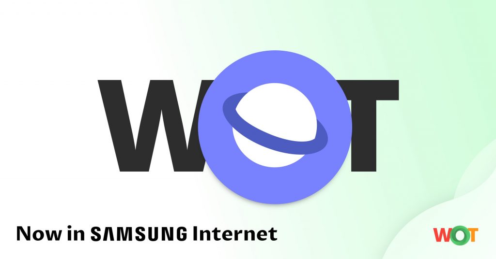Download WOT for Samsung internet